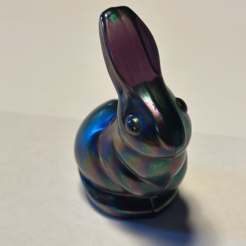 Fenton Glass Bunny Rabbit USA pre owned - Picture 10 of 11